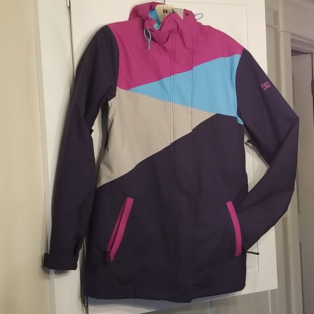 Juniors DC snowboard coat, women's small
